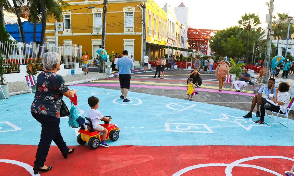 Urbanismo tático, cidade de Fortaleza, Ceará, Brasil. Fonte: urban95.org.br (2022).